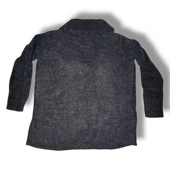 BAREFOOT DREAMS® CozyChic Lite® Circle Cardigan - Carbon Plus 1X - Picture 7 of 14